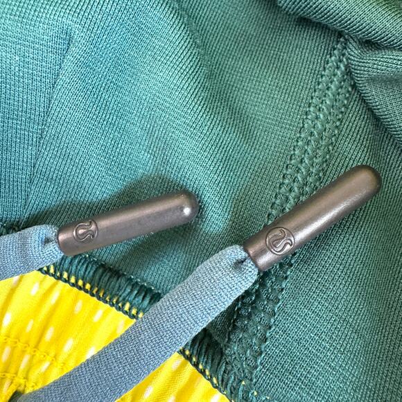 Lululemon Mens Pace Breaker Short Size S 9 Inch Lined Run Active Workout Yellow - Picture 5 of 7